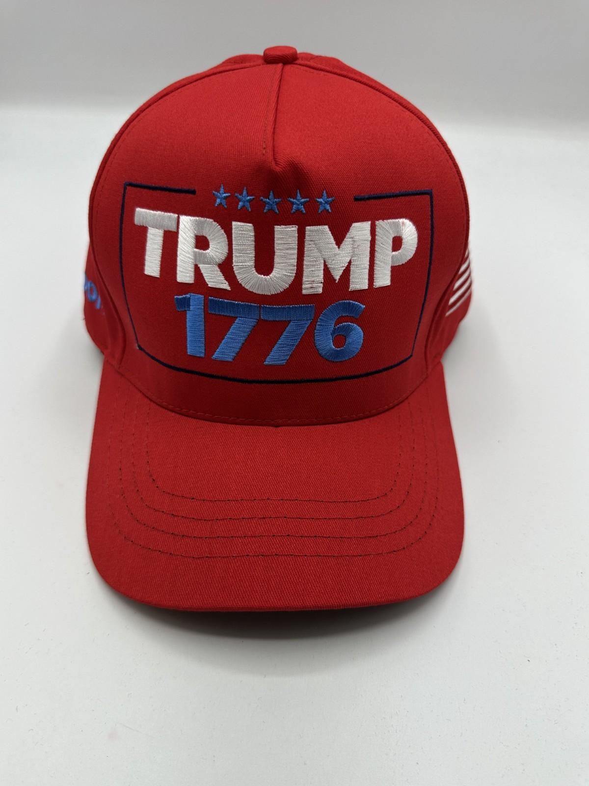 Official Authentic Cali-Fame Donald Trump 1776 Freedom Red Trucker Hat