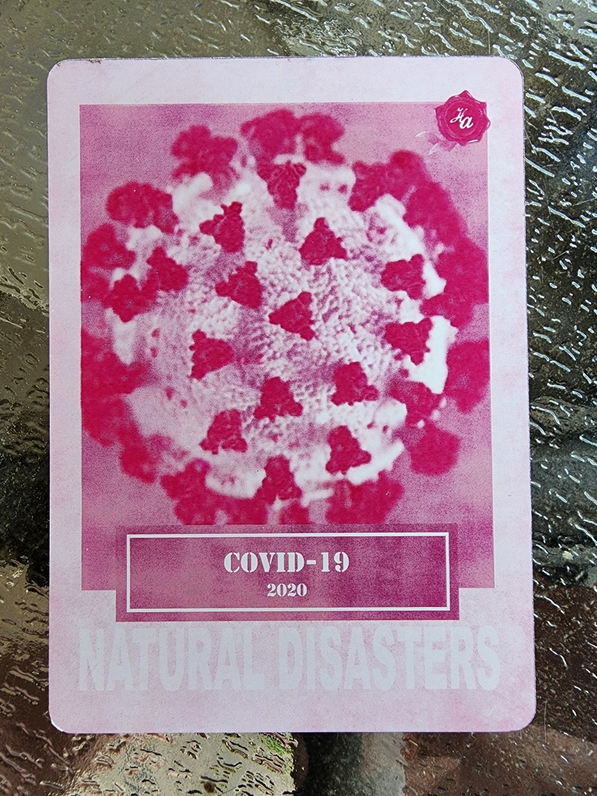 2020 COVID-19 HA Historic Autographs CHAOS Card #89 Magenta Printing Plate 1/1