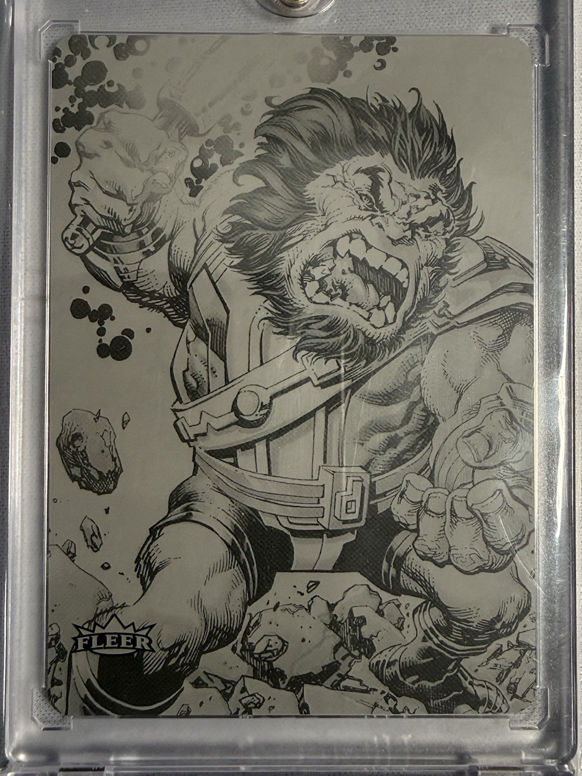 2026 Fleer Ultra Superman Kalibak #68 BLACK PRINTING PLATE 1/1 One of One DC