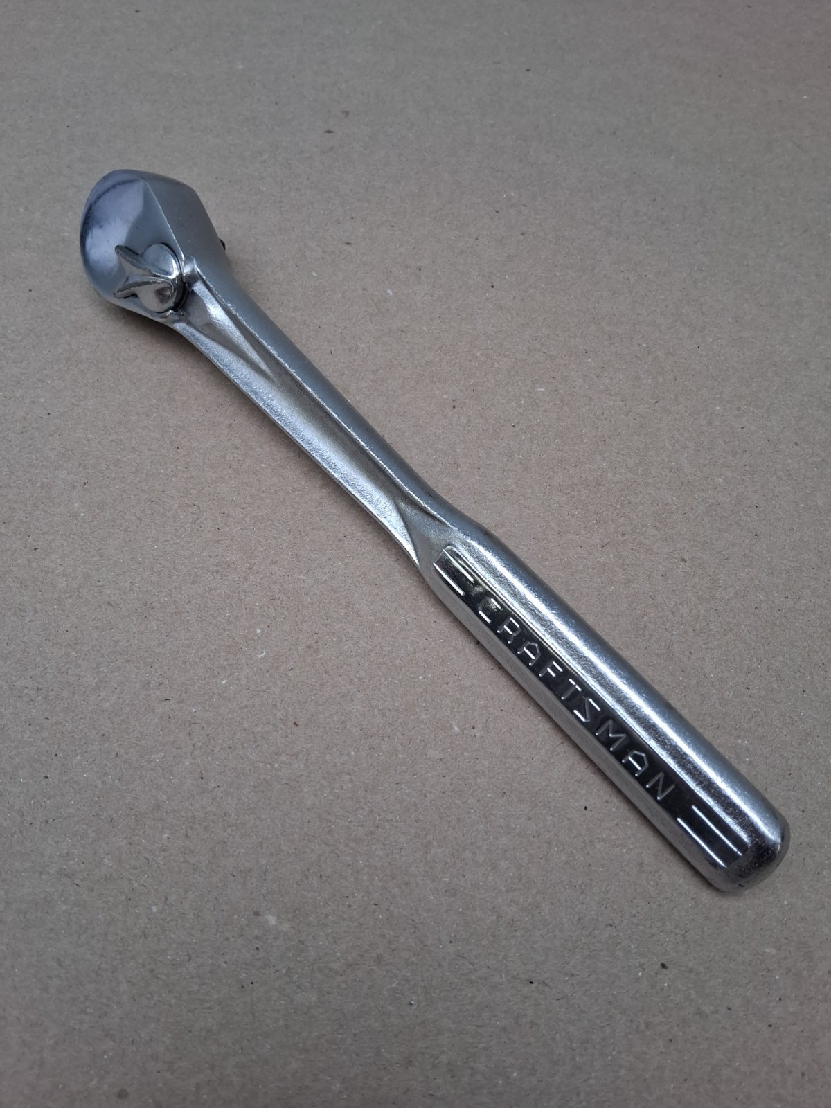 Vintage Craftsman Flying V  1/2 Drive  Ratchet =V= USA nice