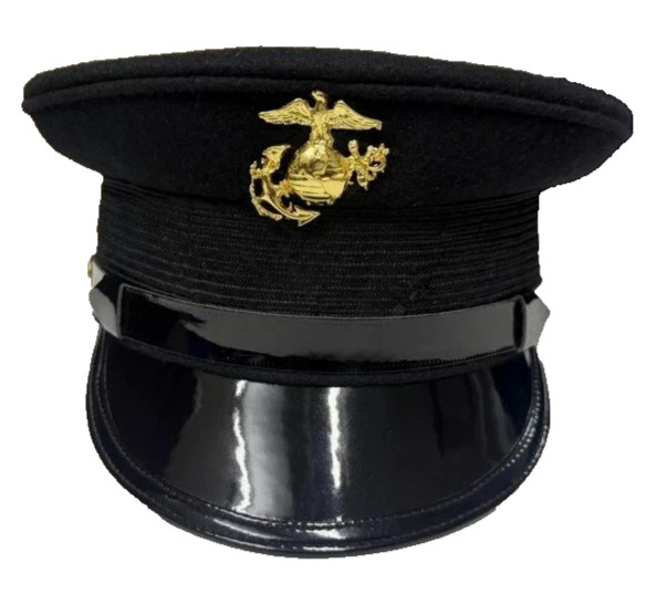 WWI USMC Marine Corps Bell Crown Visor Cap – Reproduction