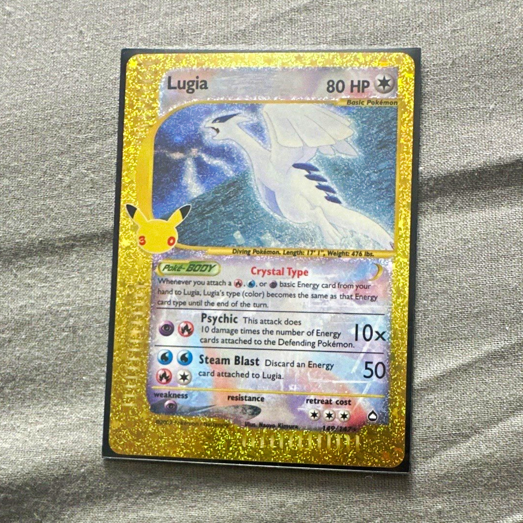 Pokémon TCG Lugia 149/147 Skyridge Holo Rare English 80 HP Basic Psychic