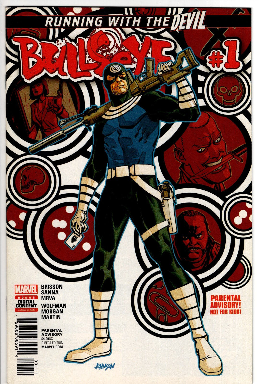 BULLSEYE #1 (2017): NM-
