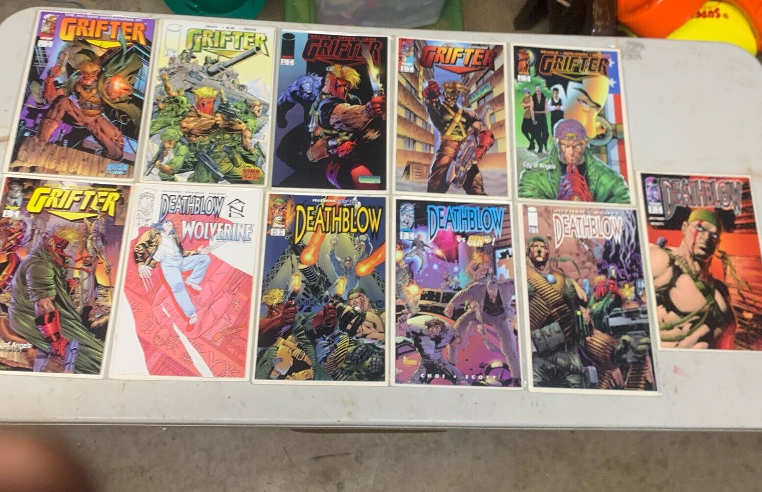 Mixed Lot Of 11 Grifter/DeathBlow/Wolverine Excellent Lot All NM Condition 🔥🔥