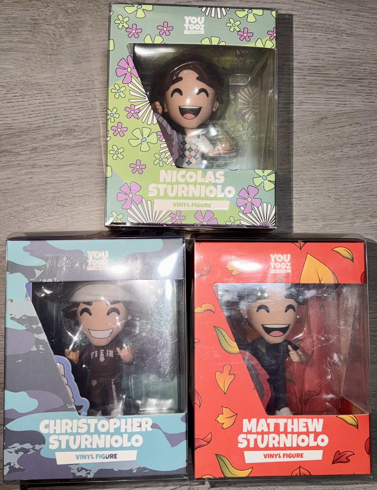 YouTooz x Sturniolo Triplets (Matt, Nick, & Chris) Limited Edition