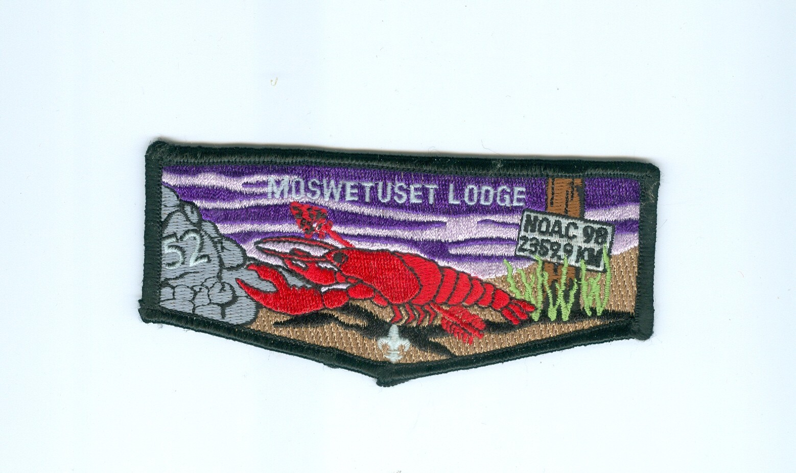 OA  Lodge 52 Moswetuset NOAC 1998 flap  dl