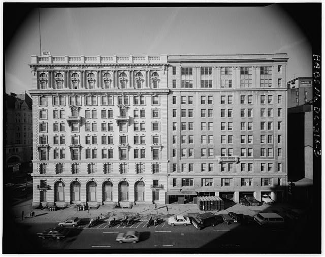 Washington DC Evening Star Building 1930s Exterior and Annex Pennsylvania Ave
