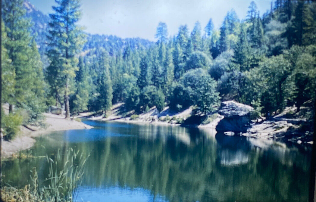 Vintage Photo Slide 1961 Lake Fulmer Idaho