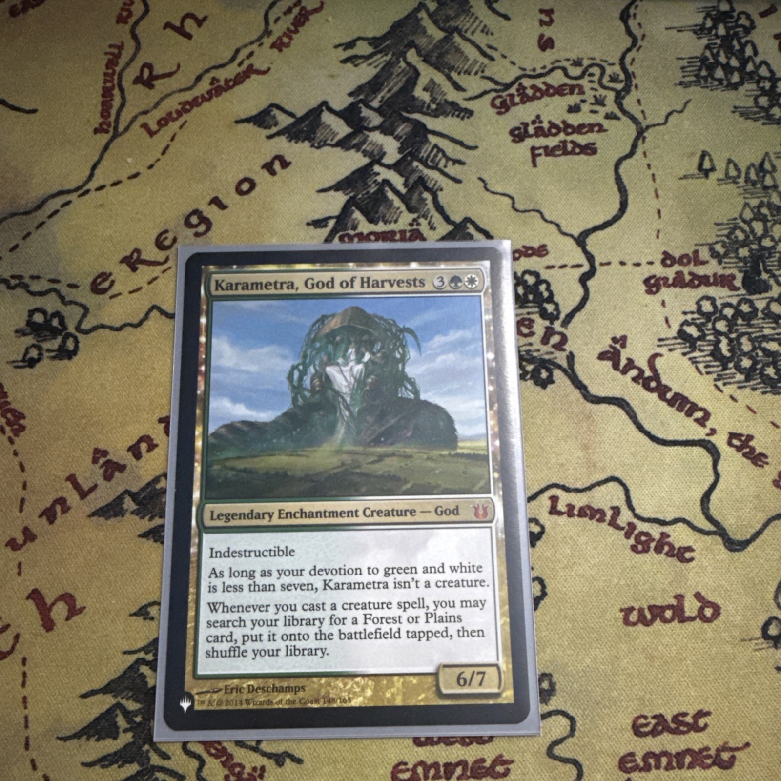Karametra, God Of Harvests Commander Excellent Magic MTG -