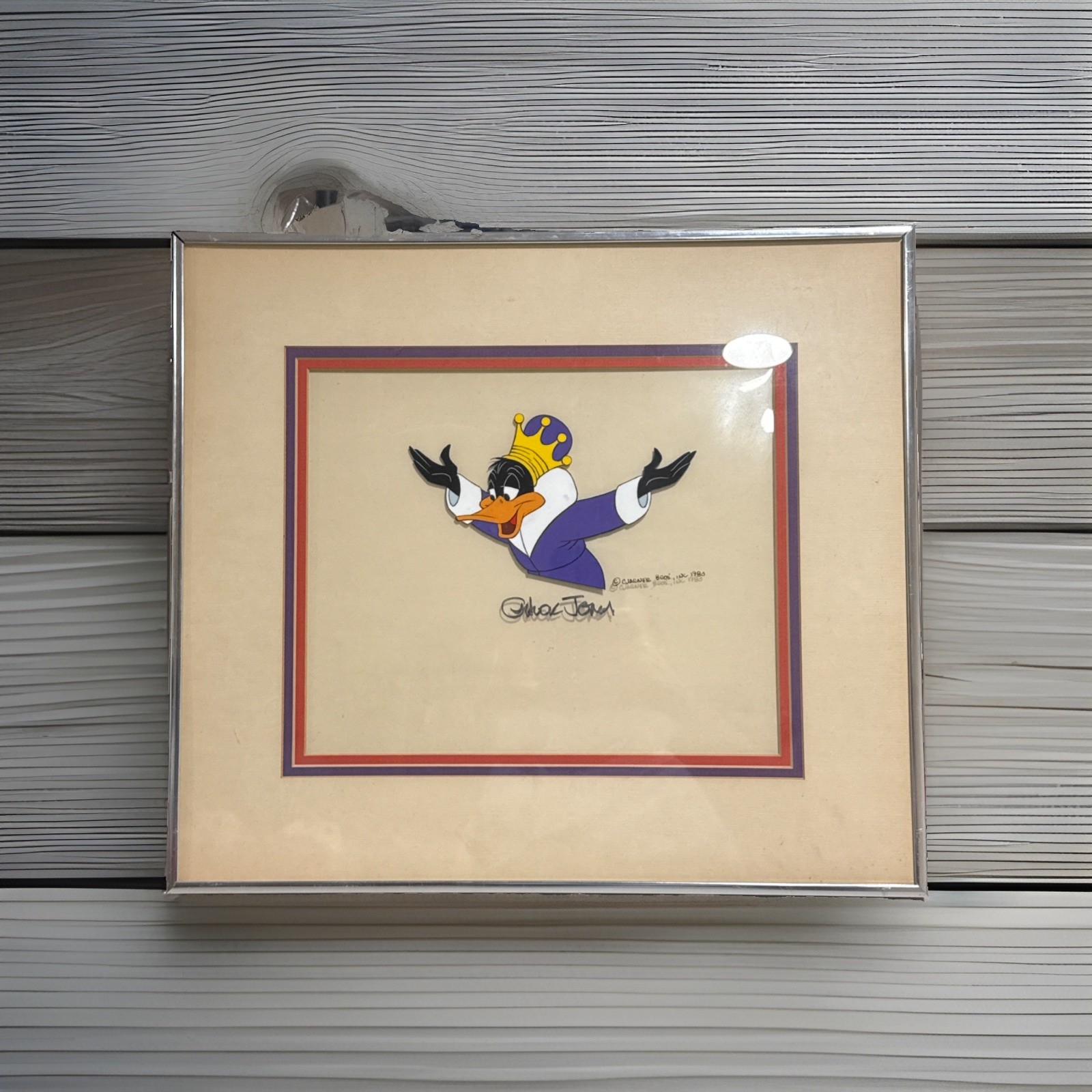 1978 Daffy Duck Original Animation Cel Chuck Jones Signed Warner Bros COA