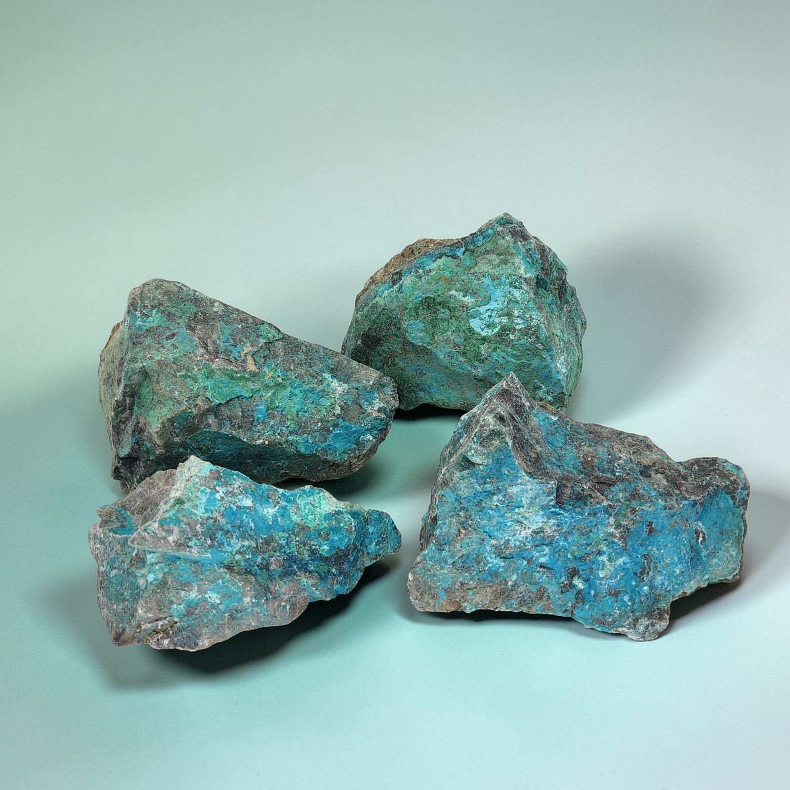 Chrysocolla, 5.5+ lbs, Peru, cabbing rough, #R-7019