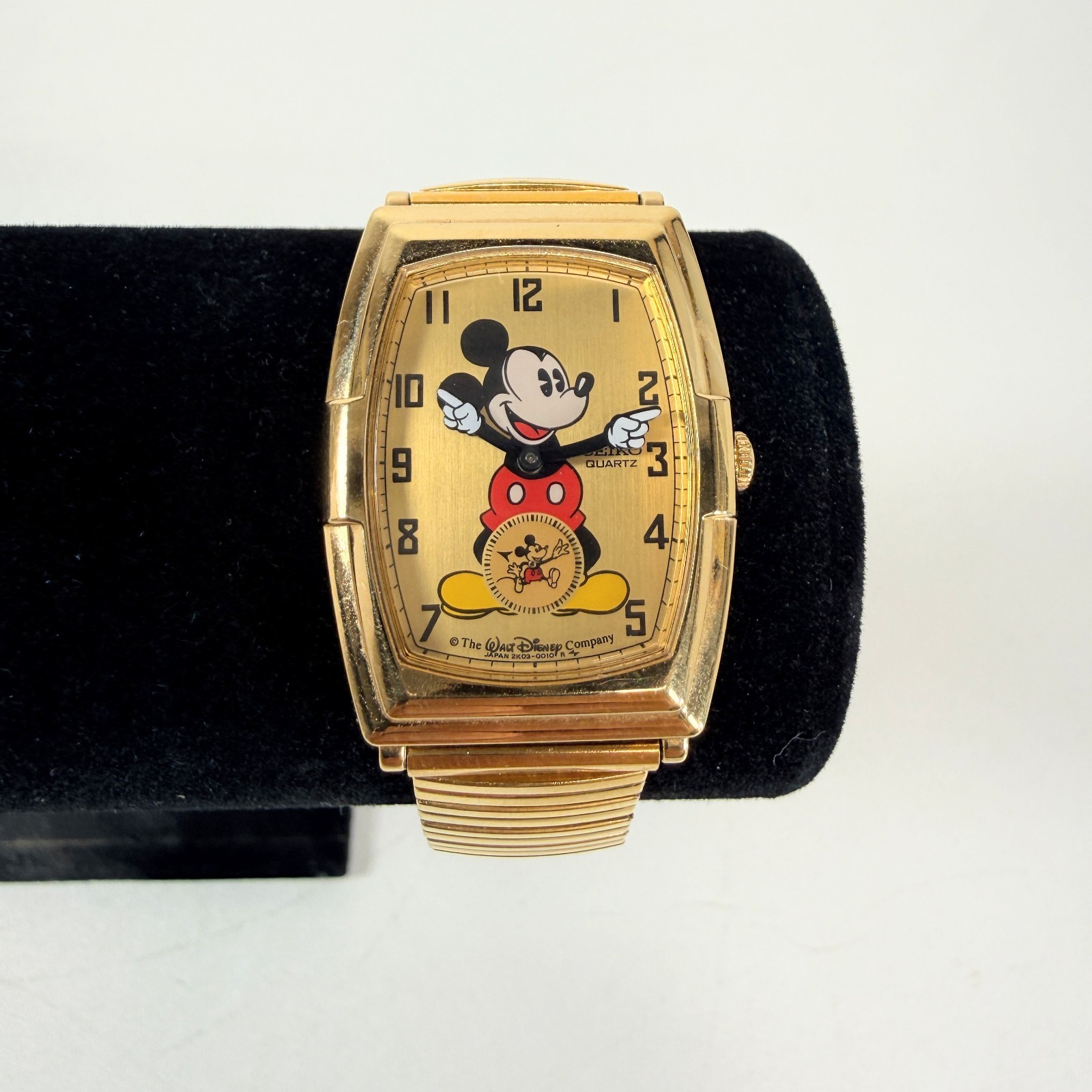 Vintage 1988 Seiko Mickey Mouse 60th Anniversary Watch 2K03-5009 Japan