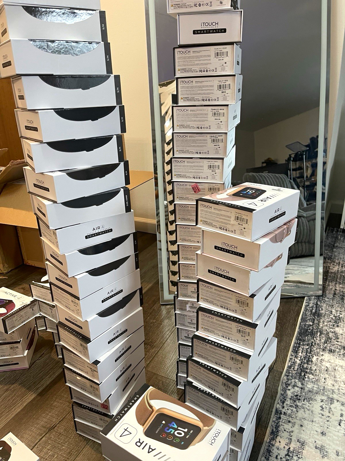 Bulk lot 250x iTOUCH Smartwatches wholesale Job lot Liquidation brand new NIB