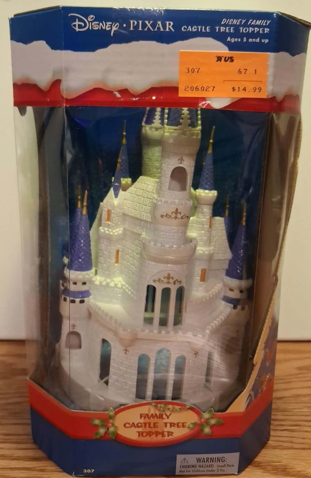 Vintage 2002 Disney Pixar Castle Tree Topper (NIB)
