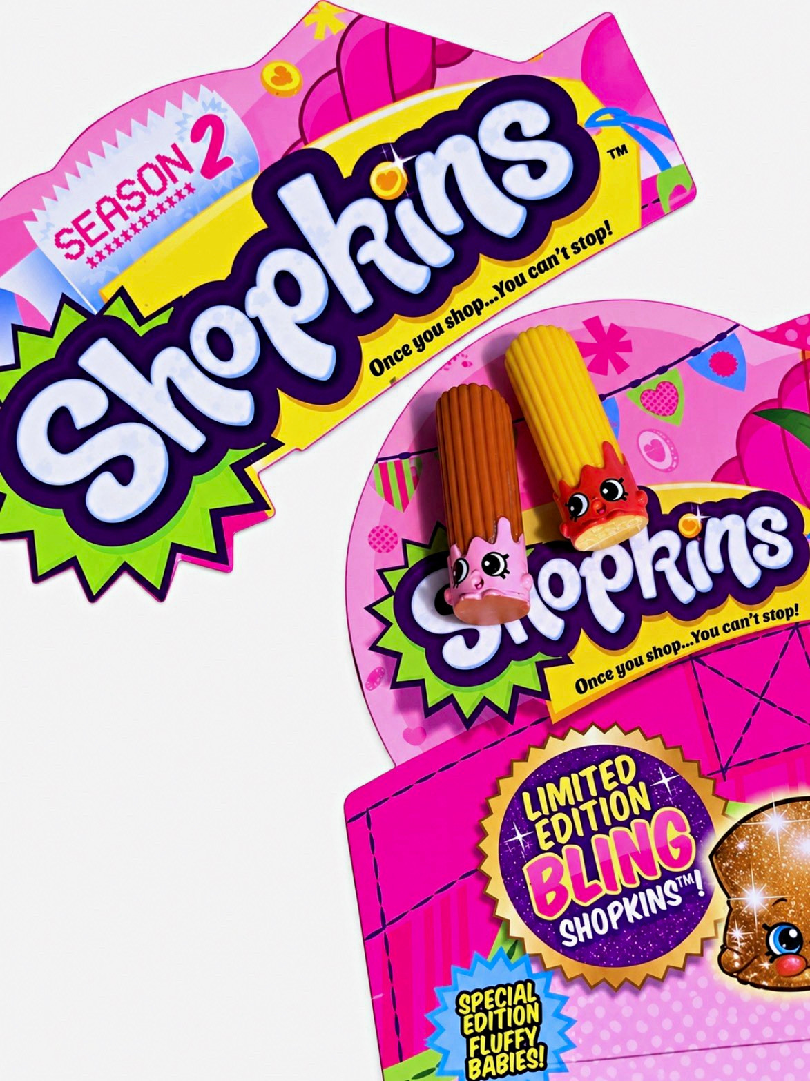 Shopkins Season 2 Limited Edition “Cheery churro” both Rare 