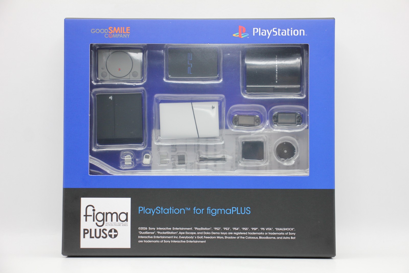 PlayStation for figma PLUS PS1 PS2 PS3 PS4 PS5 Accessory Set Good Smile Company
