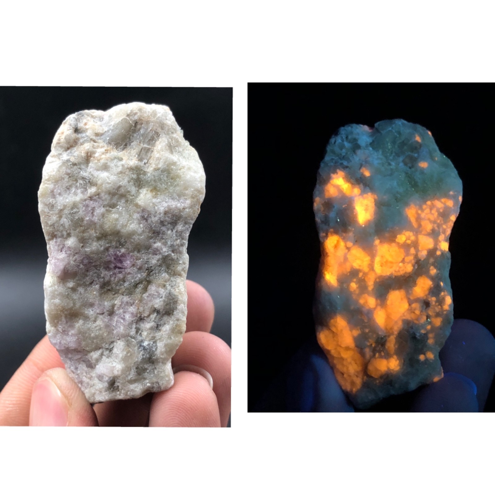90 gram Natural Fluorescent Hackmanite Specimen.
