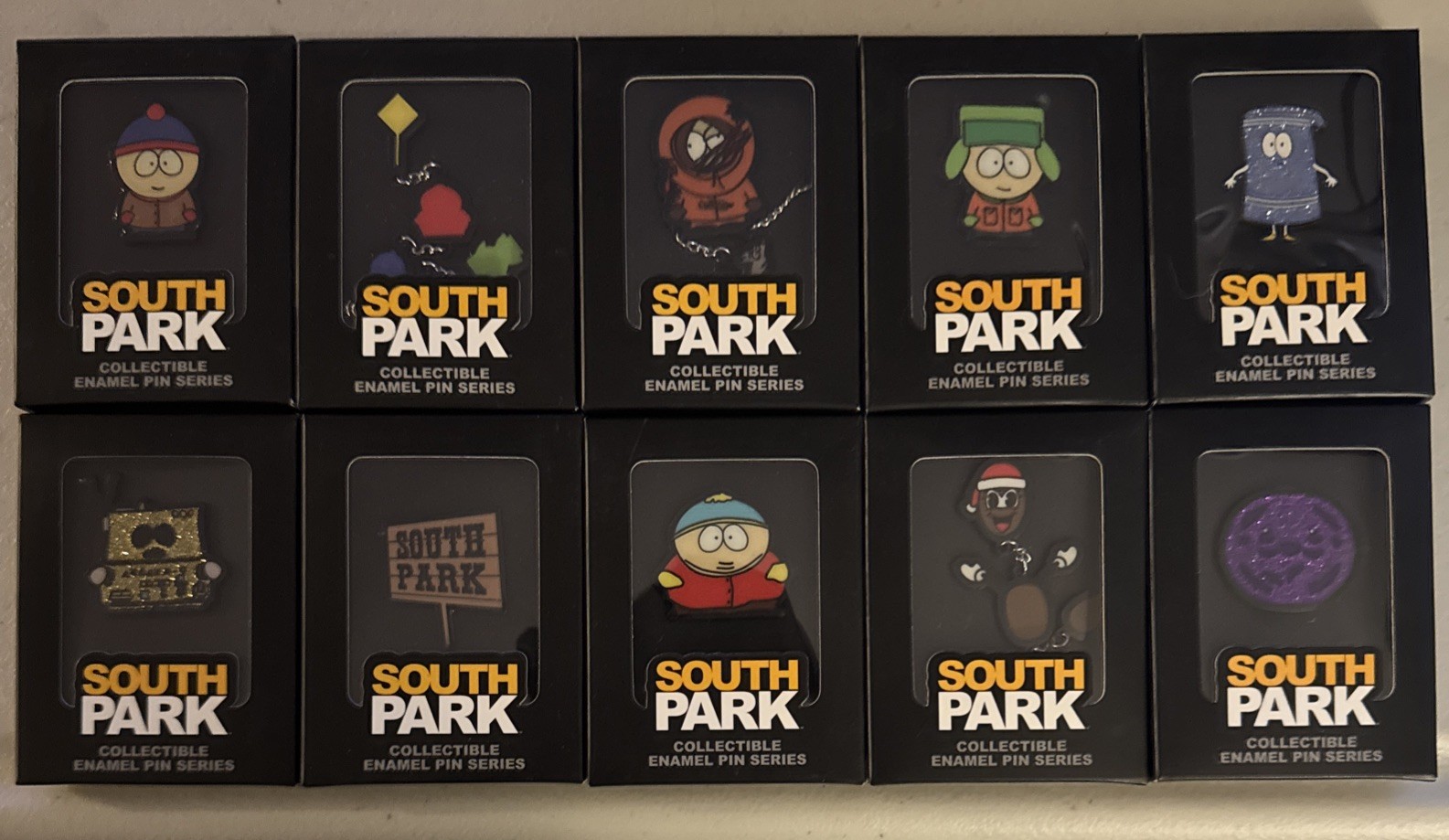 *NEW* South Park Collectable Enamel Pins KidRobot Complete Set (10 Pins) kewl AF