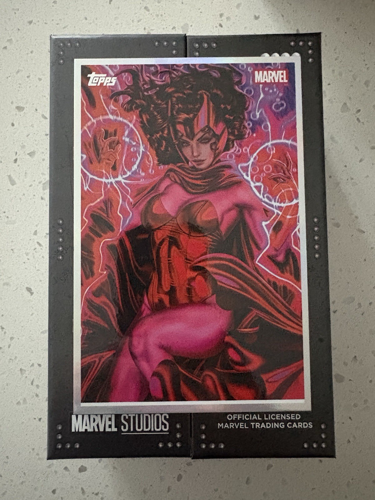 2026 Topps Marvel Vault SCARLET WITCH ORIGINALS BOX TOPPER ART With Box