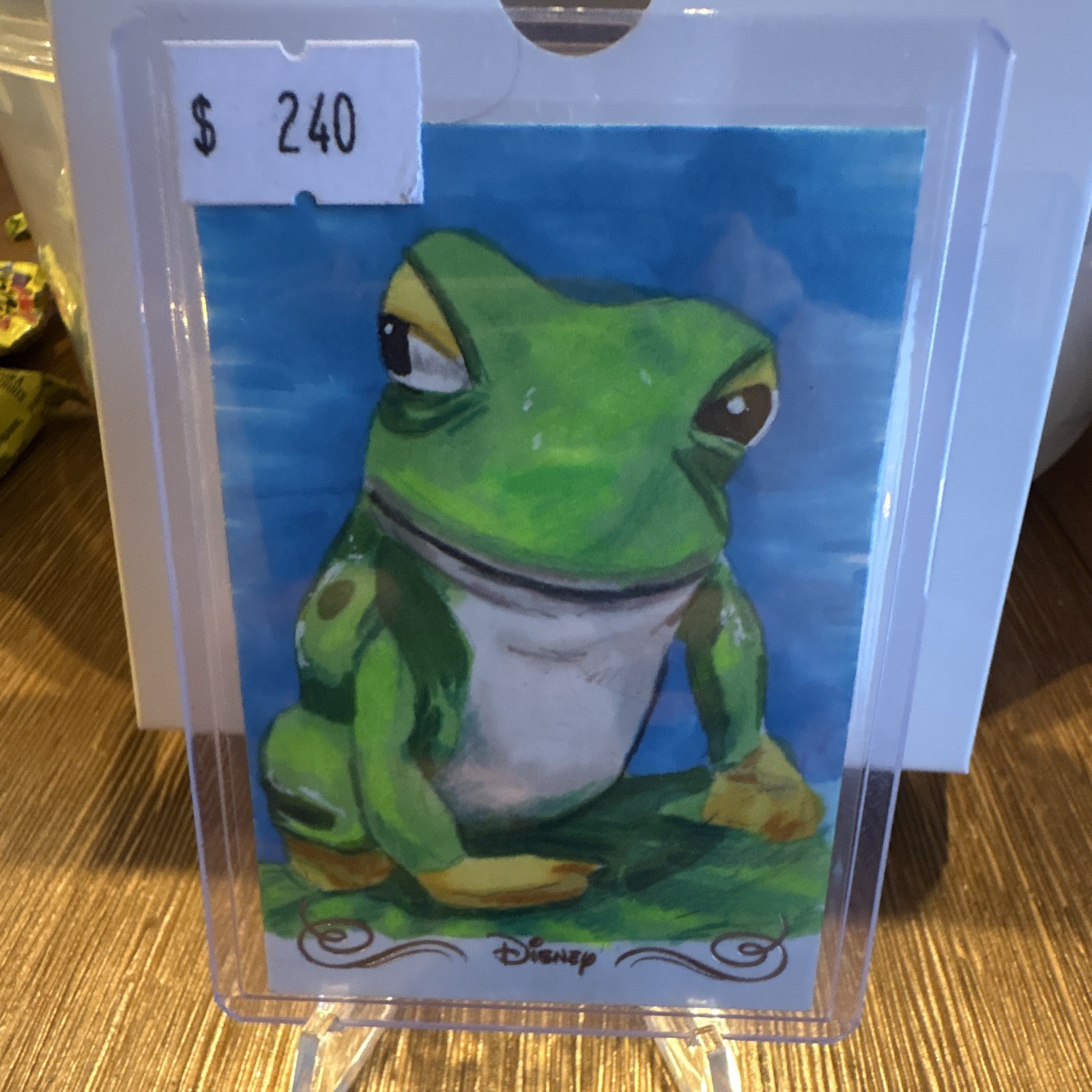 2025 Topps Disneyland 70TH Anniversary David Willingham Frog Sketch 1/1 Card