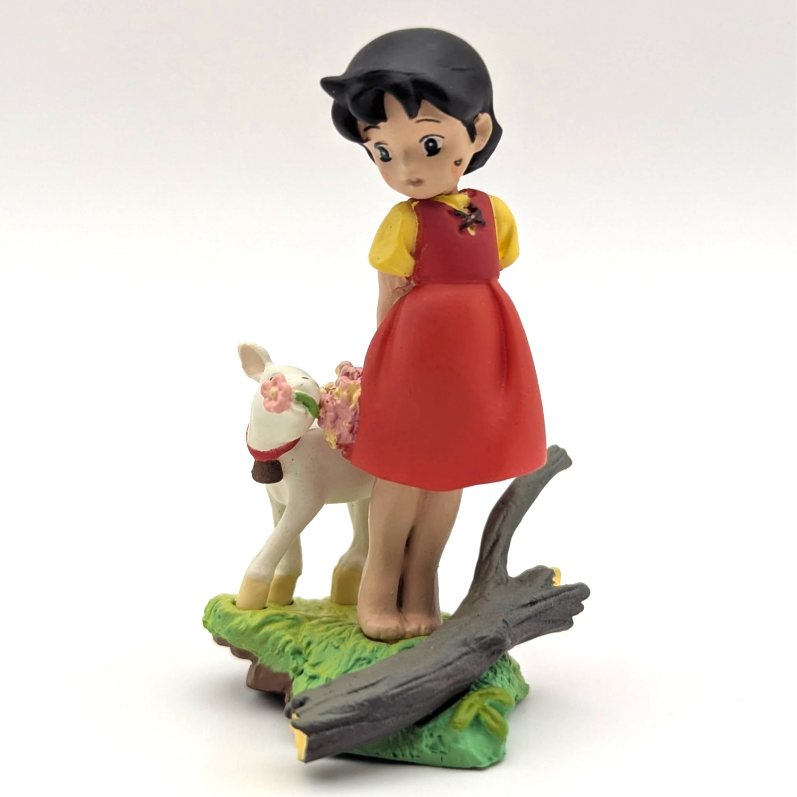 Heidi Girl Of The Alps Vintage Mini Figure Heidi & Snowflake Kaiyodo Used 2001