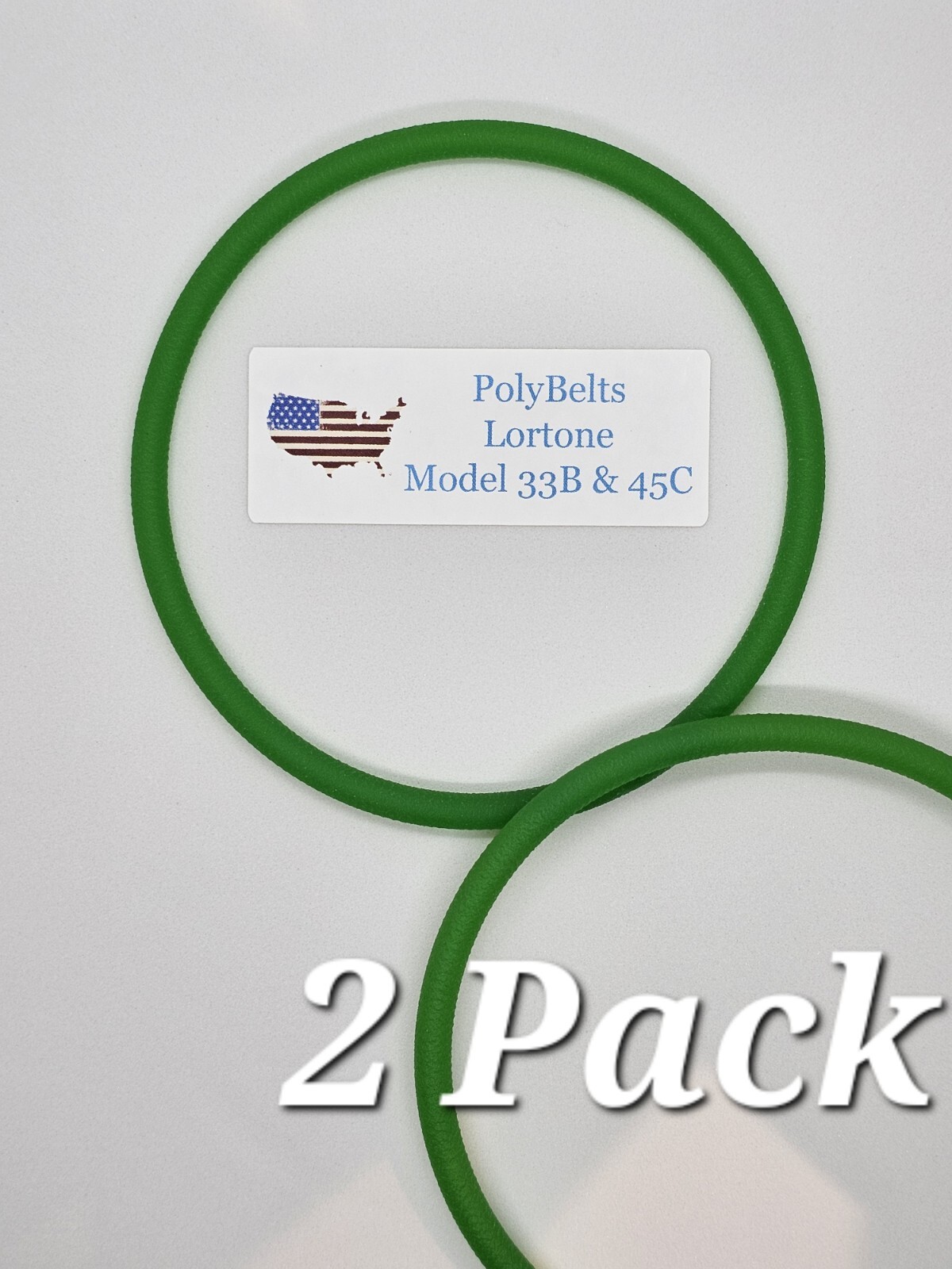 Lortone  Model 33B & 45C Replacement Belt (Polyurethane) 2-Pack 