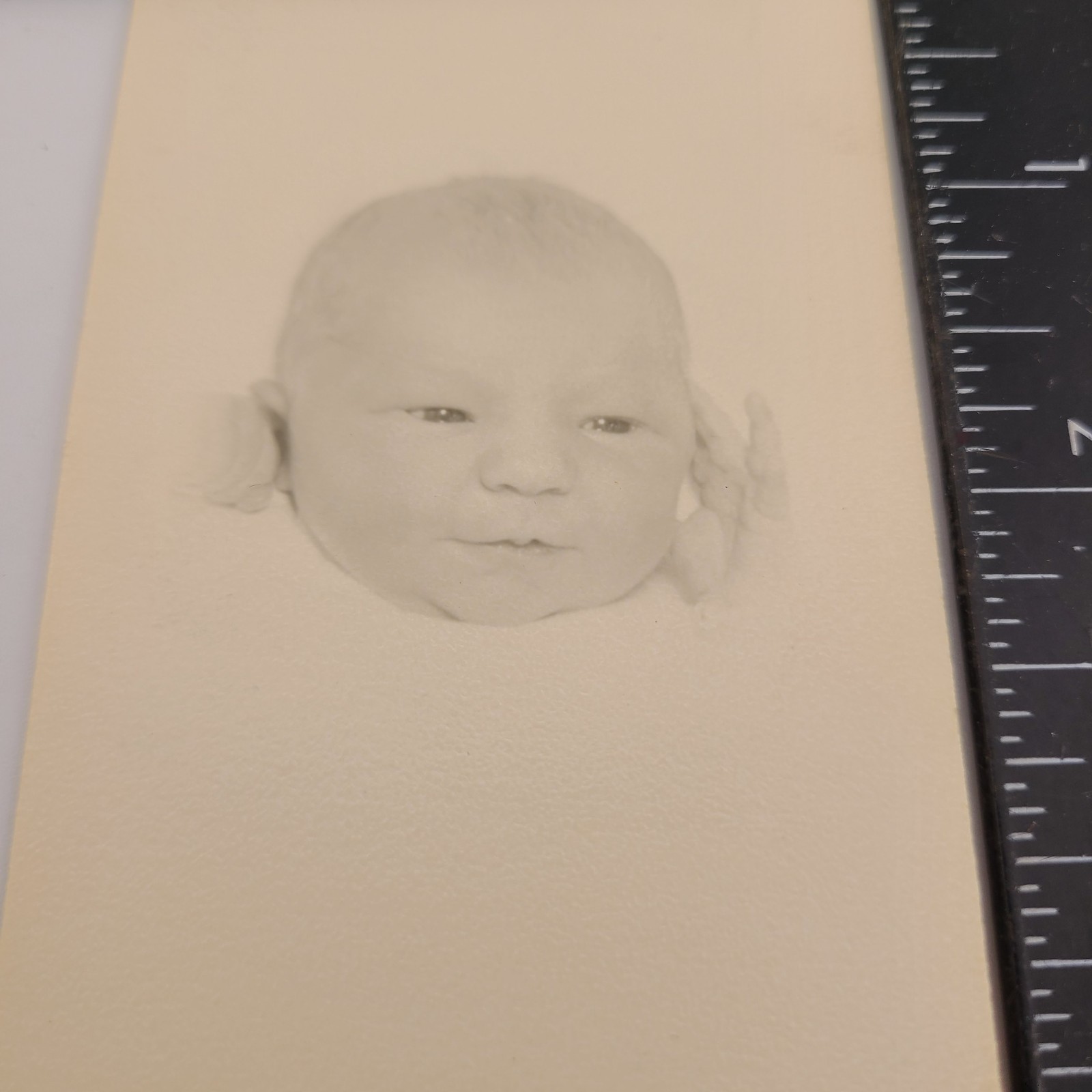 Photo Baby Girl Portrait 1940s Vintage