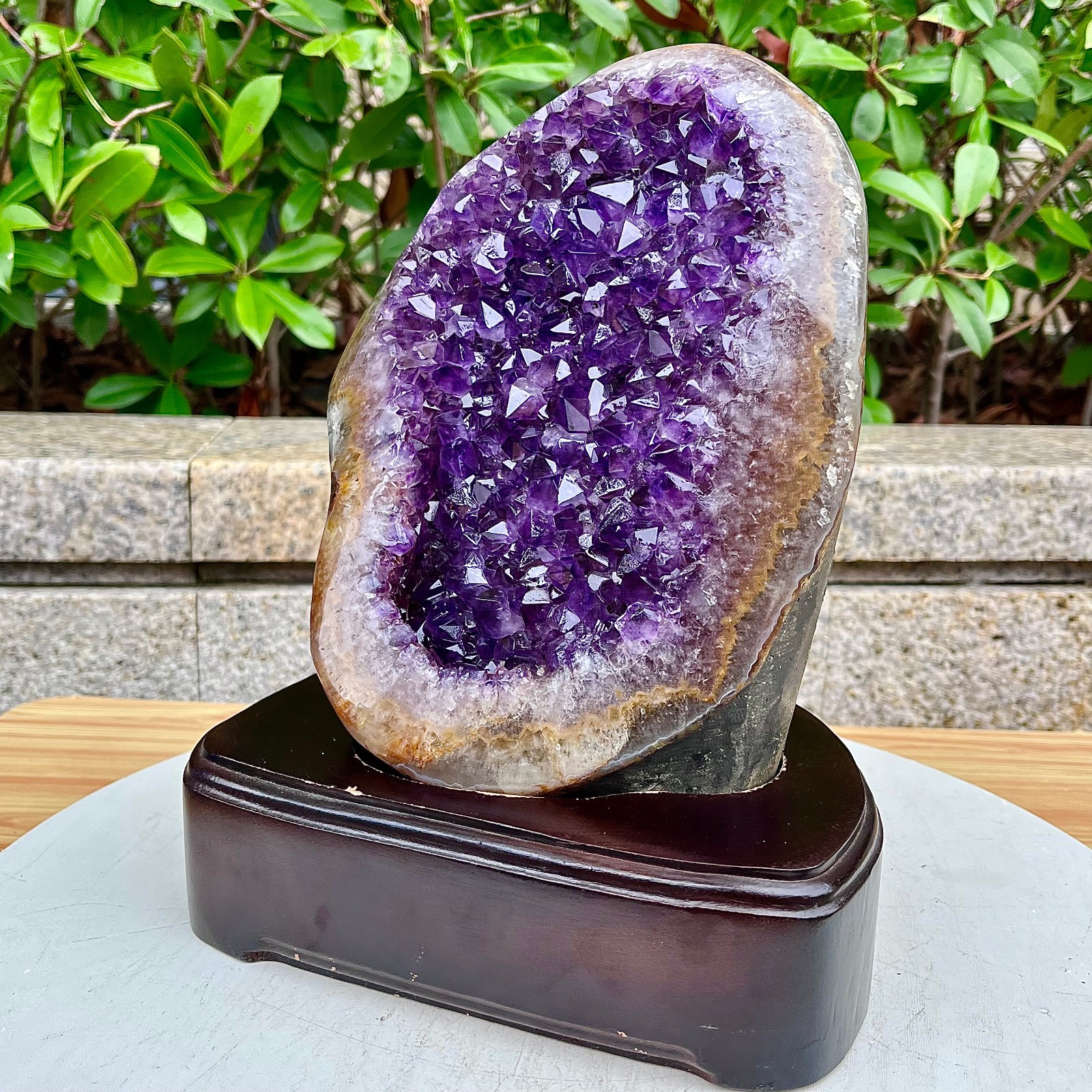 13.97LB  Natural Amethyst Geode Cathedral Crystal Cluster Specimen Energy