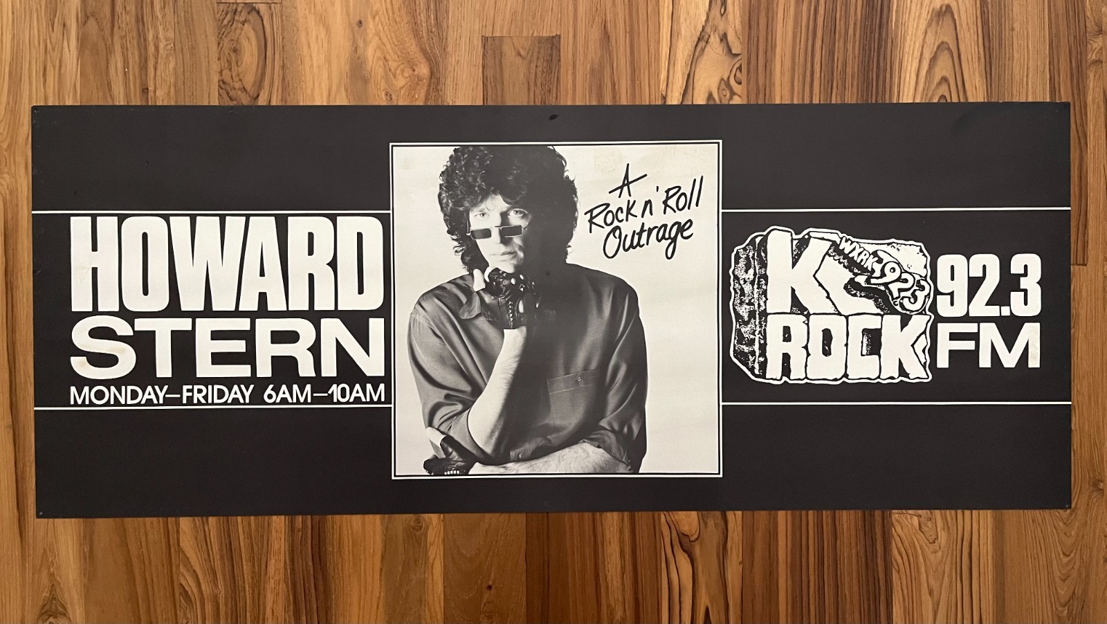 Howard Stern NYC Subway Poster - 1985 - EXTREMELY RARE - 28\