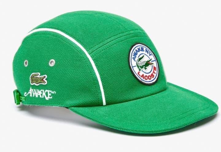 Lacoste Men Collaboration Awake Ny Green Cap Limited Edition VHTF Designer Colle