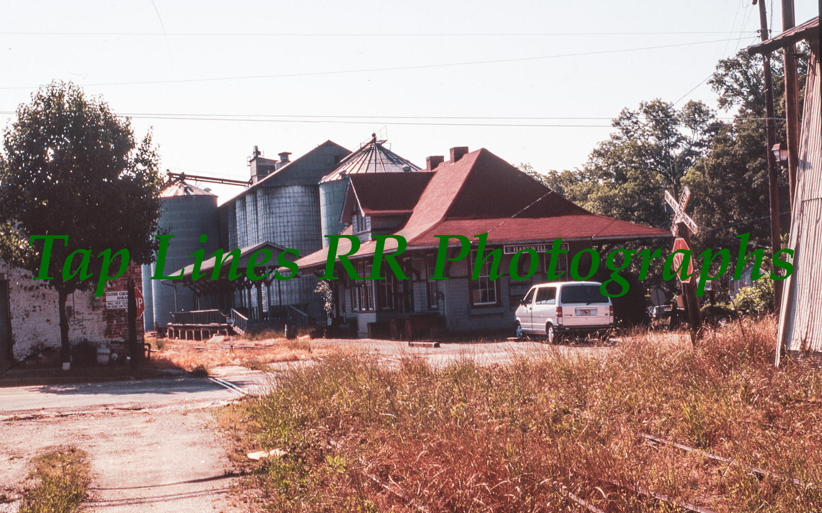 Hartwell Railway Depot in 1994 by Don Hensley (C) wide shot New 5x8 Photo
