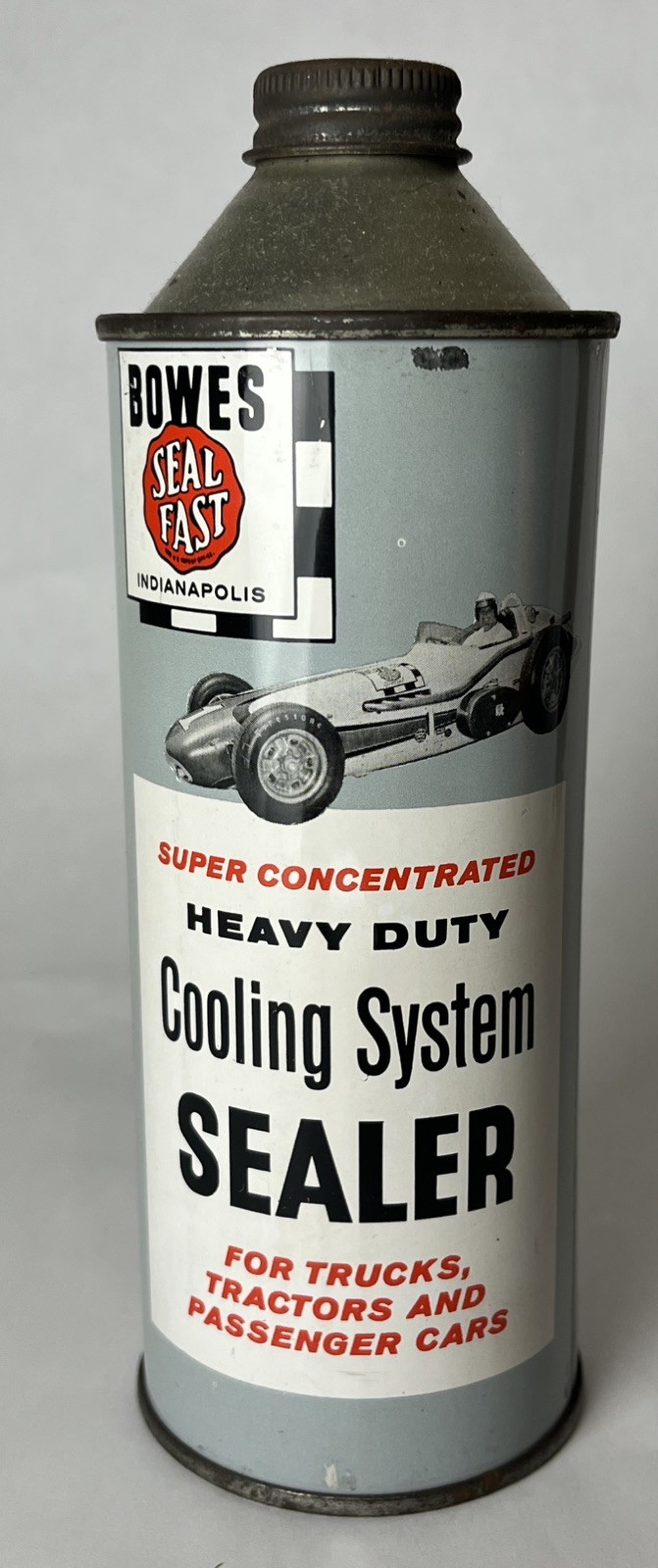 Vintage NOS Bowes Seal Fast Cooling System Sealer Tin Metal Can 1 One Pint