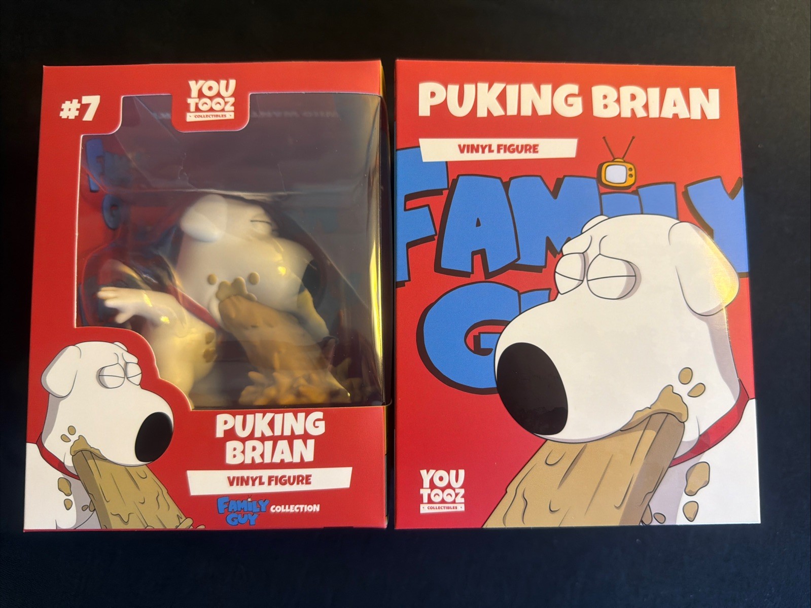 Youtooz #7 Puking Brian Family Guy Vinyl Figure Collectible Figurine Barf