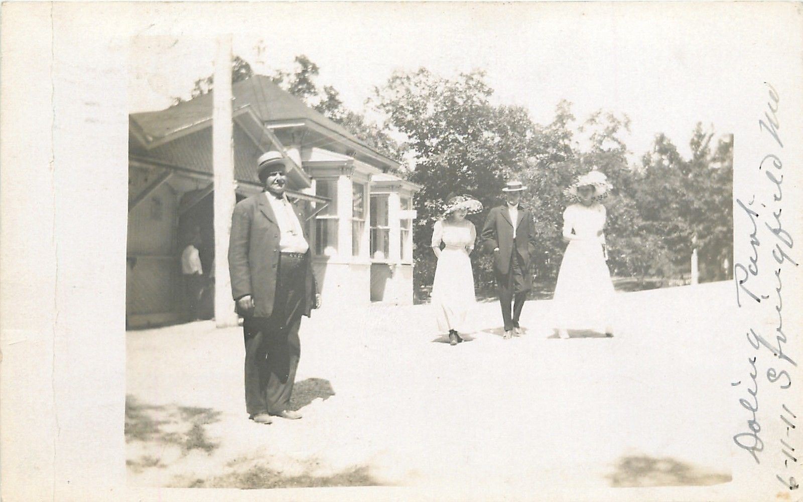 Springfield MO How the Other Half Lives~2 Women, 2 Men~Doling Park RPPC ...