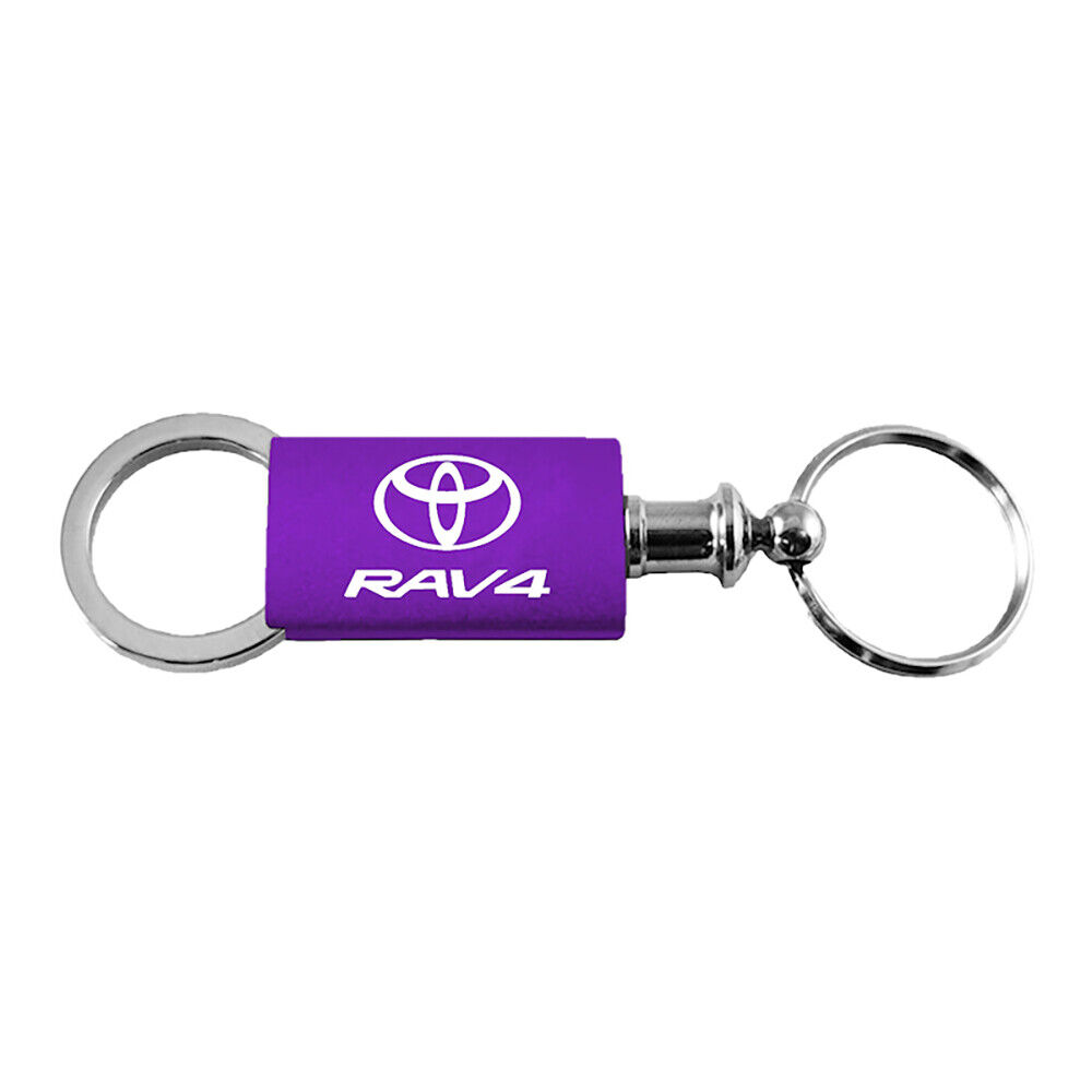 Toyota RAV4 Keychain & Keyring - Purple Valet Aluminum Key Fob Key Chain