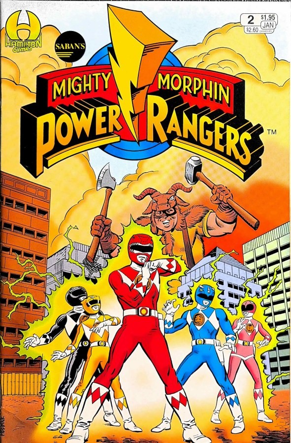 Saban\'s Mighty Morphin Power Rangers #2 (1995) Hamilton Comics