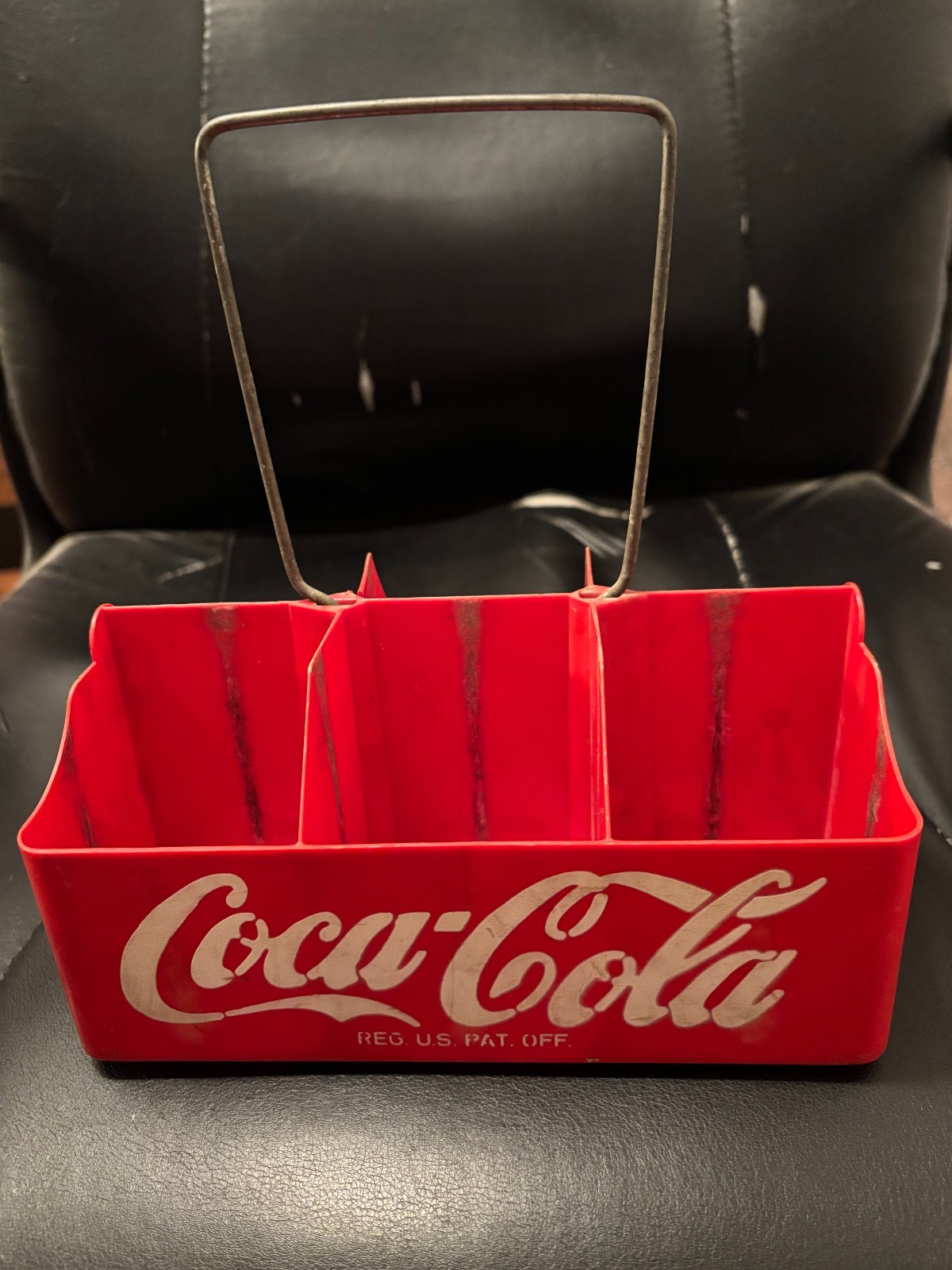 Vintage 1950\'s Plastic Six Pack Coca Cola Bottle Carrier