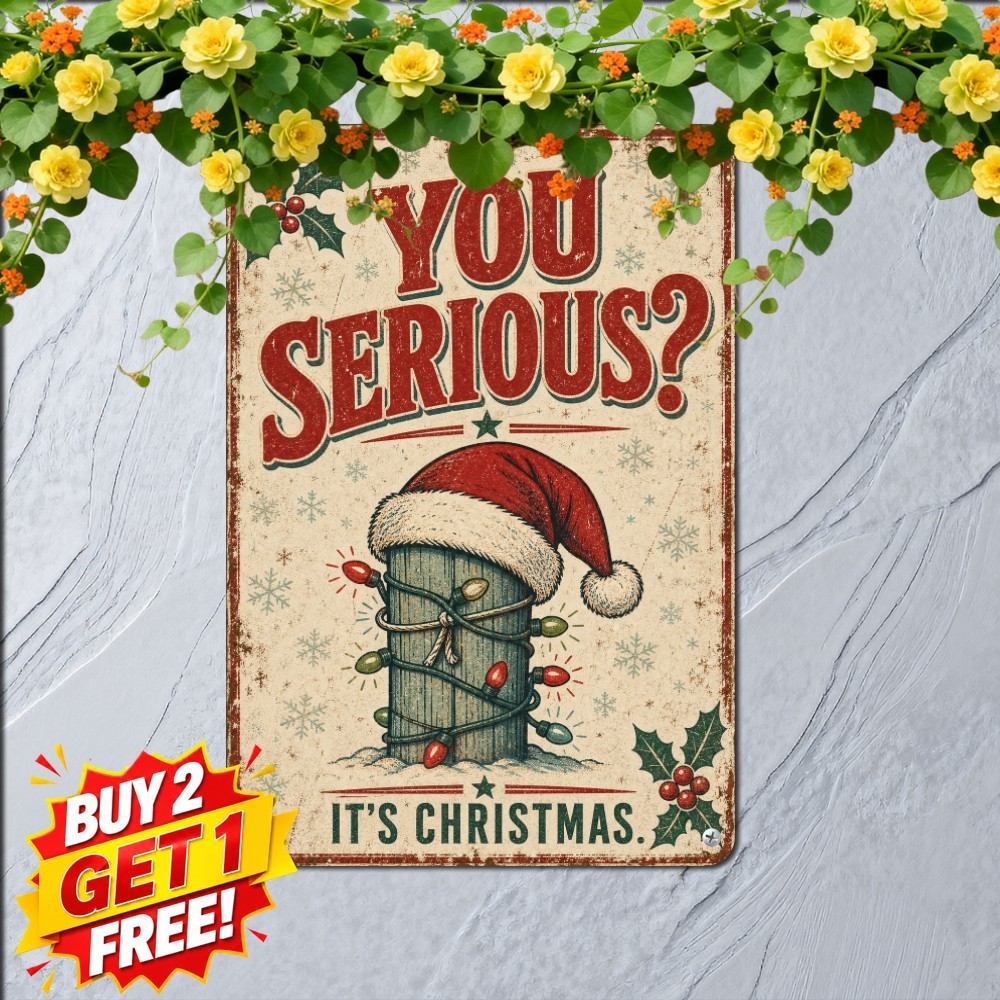Funny Christmas Vacation Movie Quote Sign Festive Holiday Family Metal Plaque