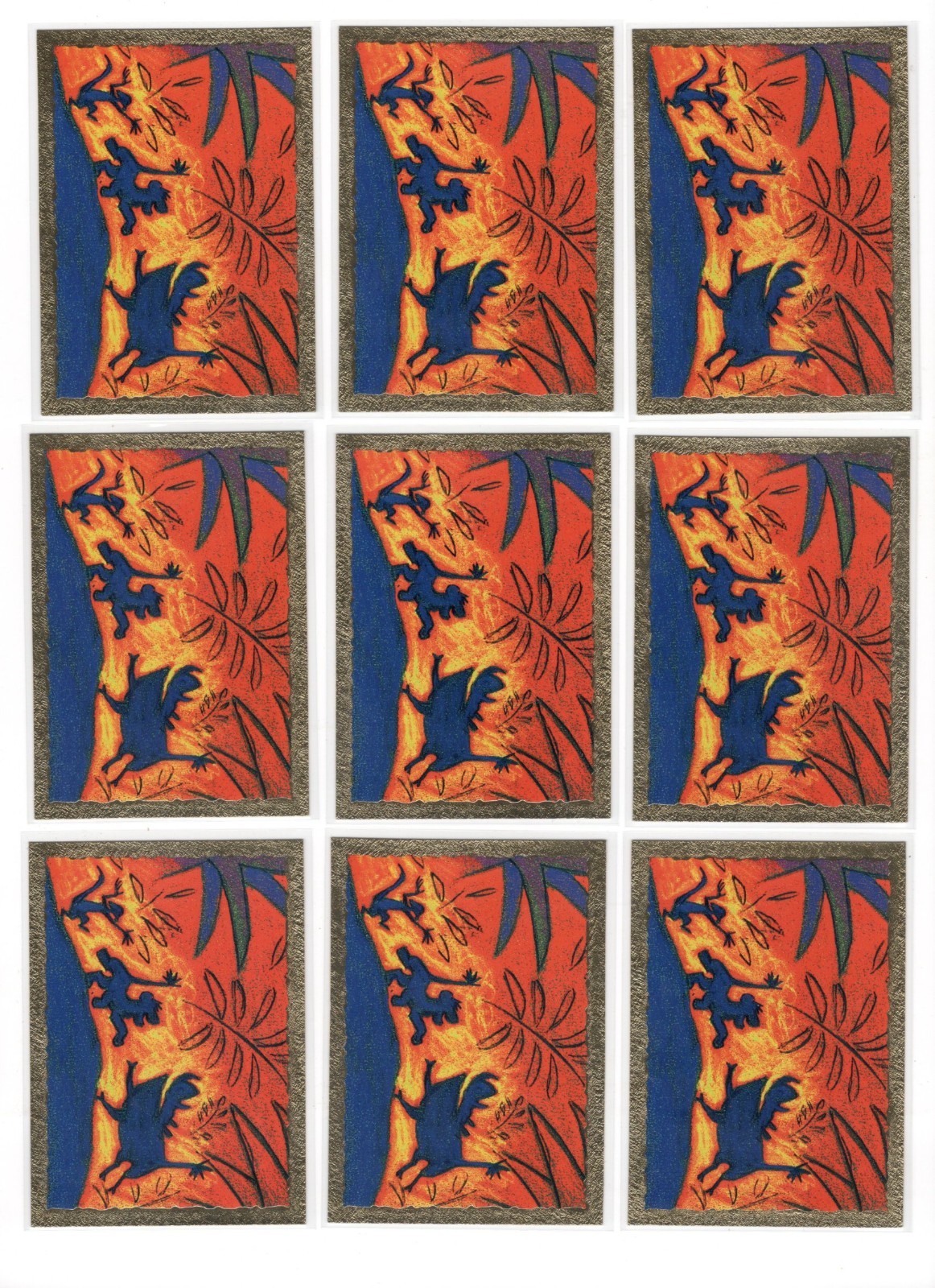 1994 SKYBOX THE LION KING SERIES 2 FOIL BORDER FB2 INSERT HAKUNA MATATA