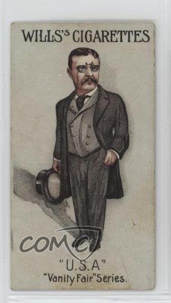 1902 Wills Vanity Fair Series Unnumbered Tobacco Theodore Roosevelt 11bd