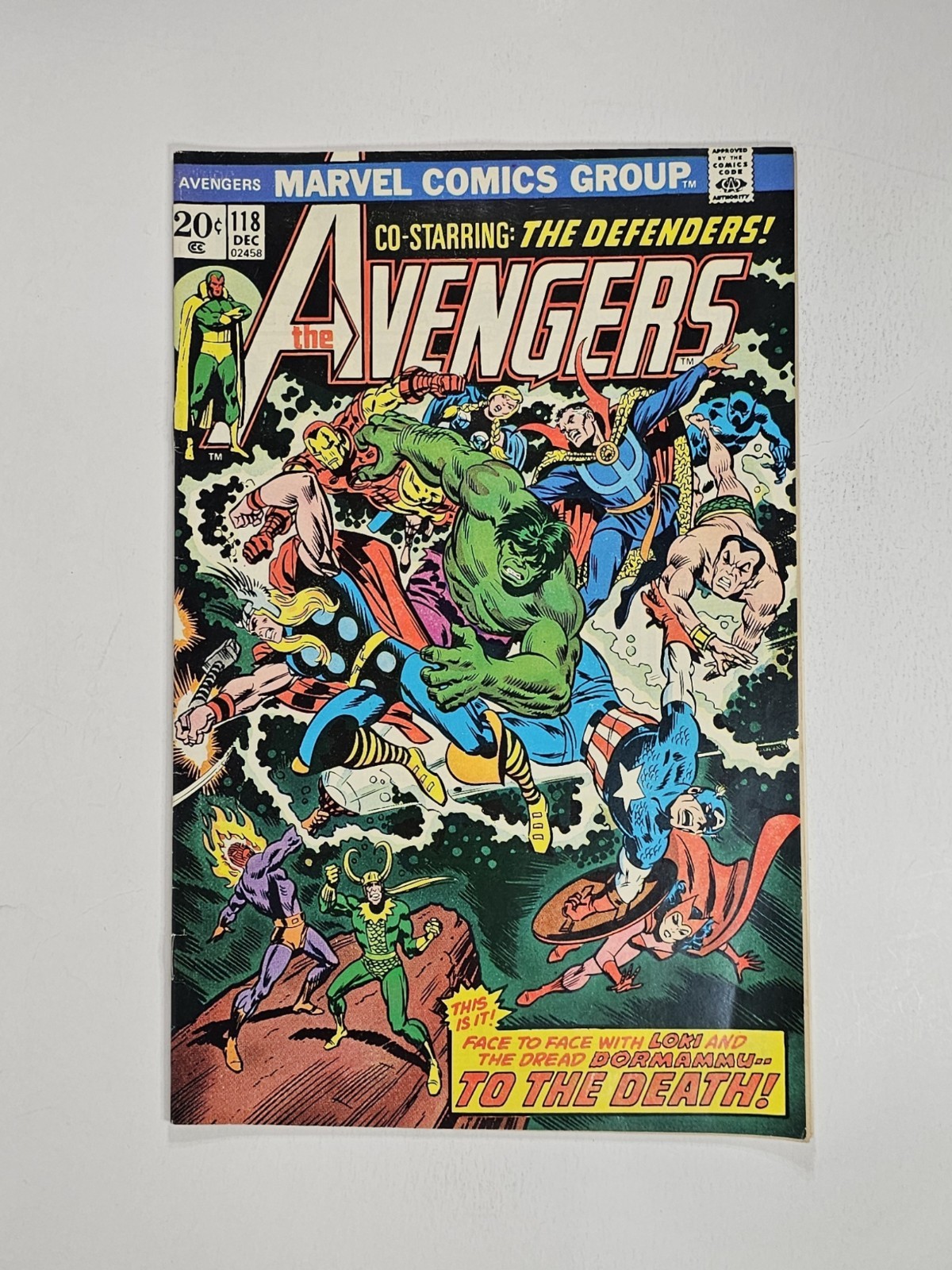 The Avengers #118 (1973) Loki Appearance 