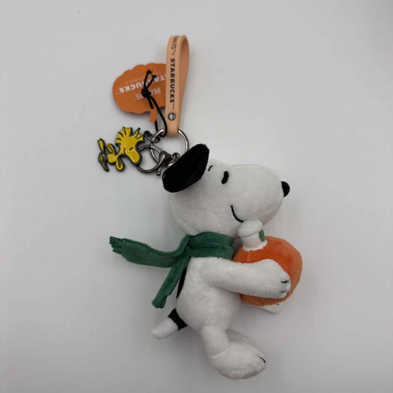 AUTHENTIC Starbucks Snoopy Peanuts Collaboration Bag Charm Plush IN HAND
