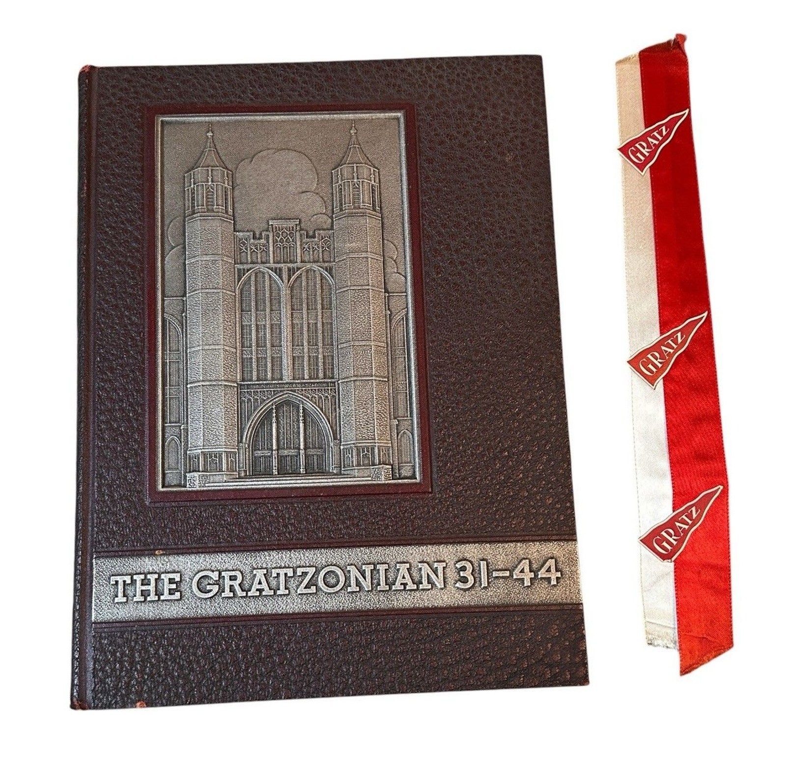 1944 Gratzoniam Simon Gratz High School Philadelphia PA Dr Robert Loewy Signed