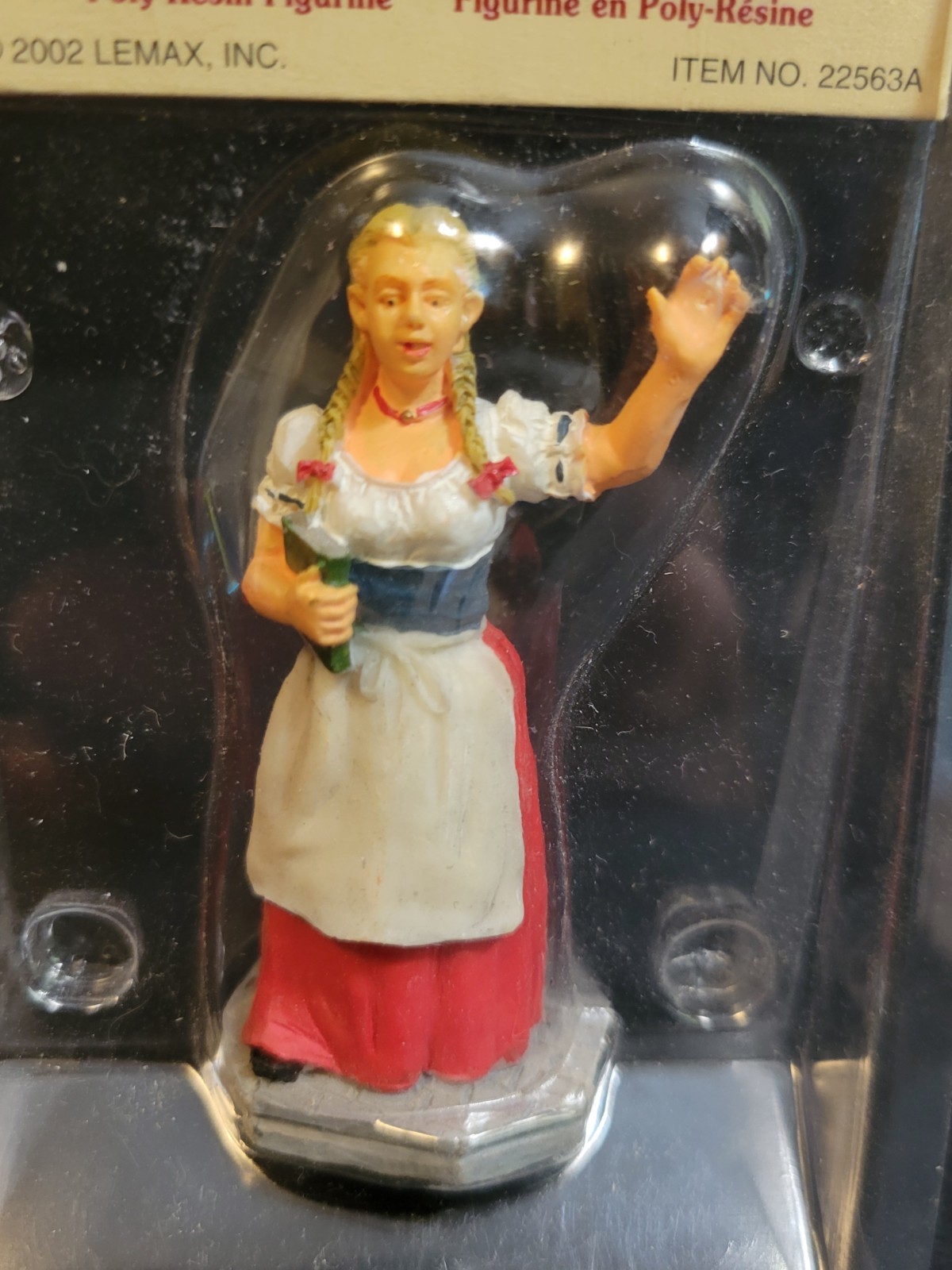 Lemax Christmas Village Town Danish Restaurant Hostess 22563 Waitress Cafe