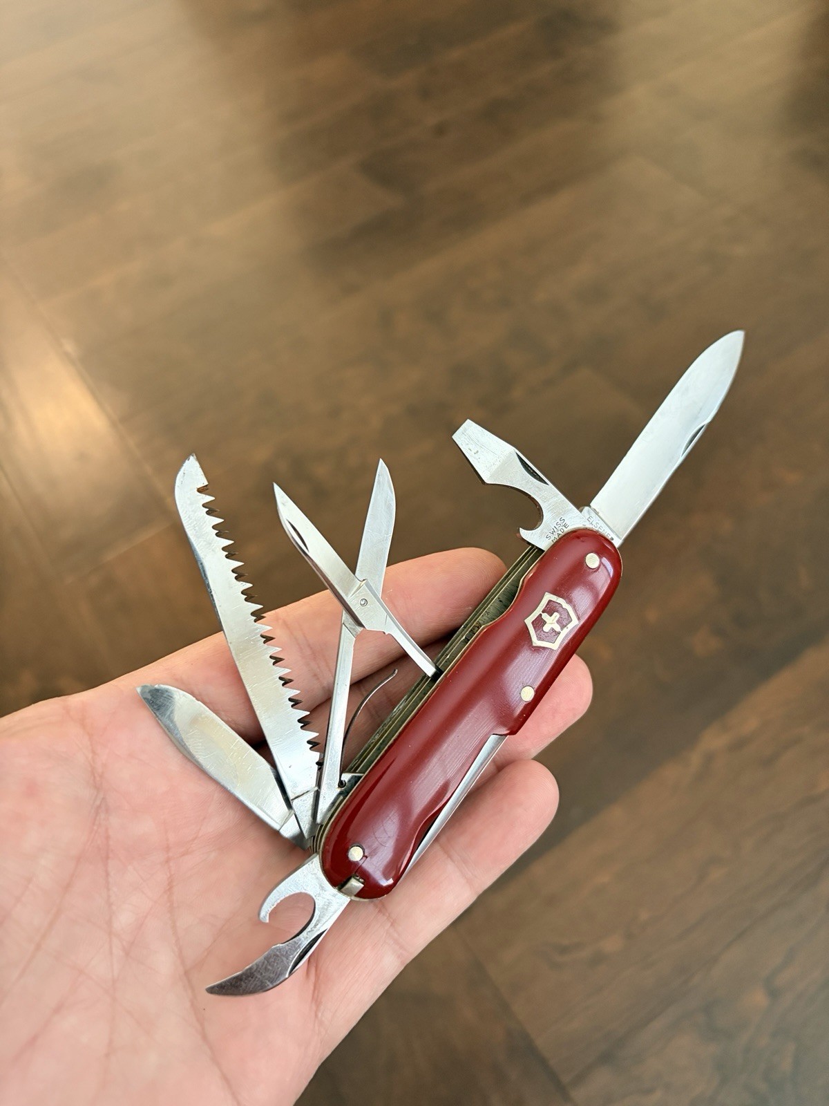 Ultra Rare / Vintage 1940’s Victorinox Elsener Schwyz Inoxyd Mod 236U Huntsman