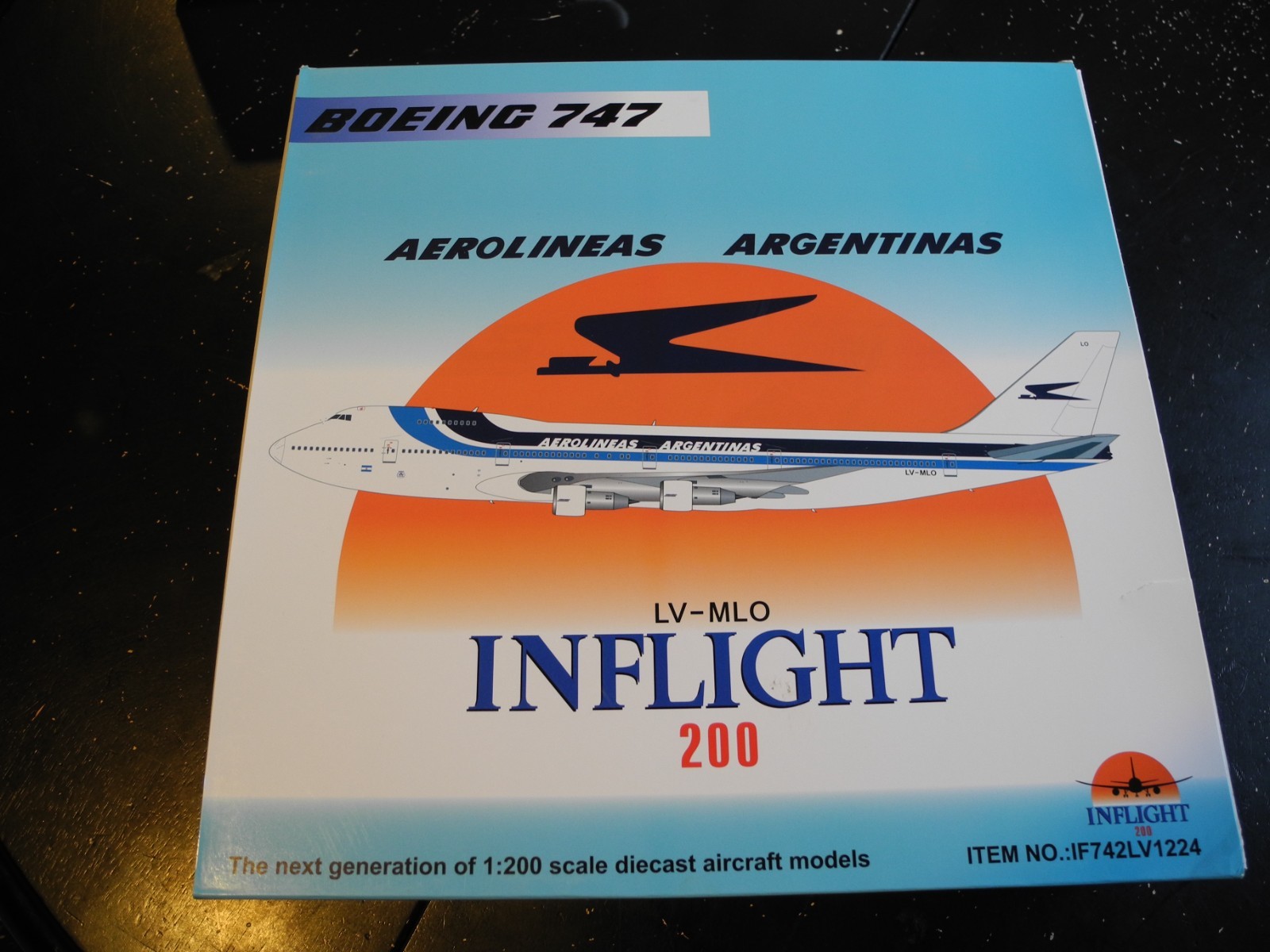 ULTRA RARE Inflight 1 200 BOEING 747 Aerlineas Argentinas, Very Rare, PERFECT ULTRA RARE Inflight 1 200 BOEING 747 Aerlineas Argentinas, Very Rare, PERFECT