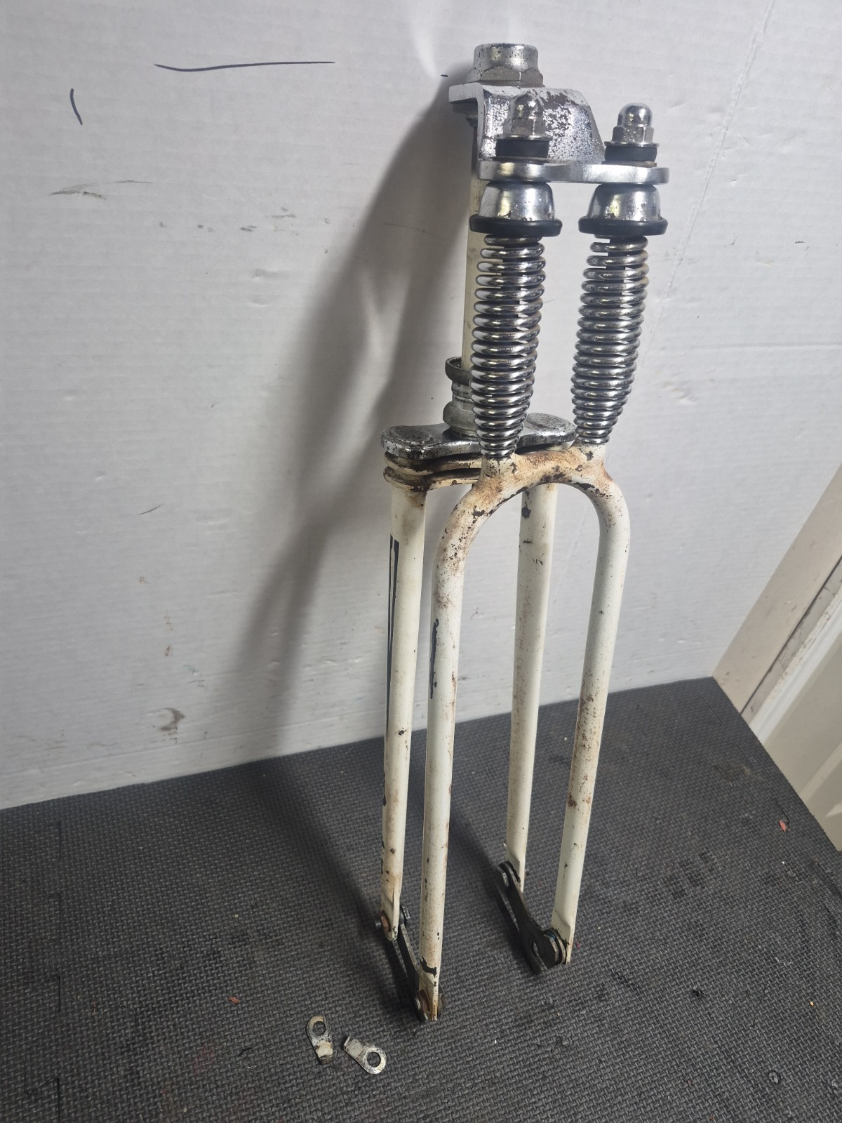 Vintage 1950\'s Monark Mens Super Deluxe Bicycle Springer Fork Firestone Cruiser