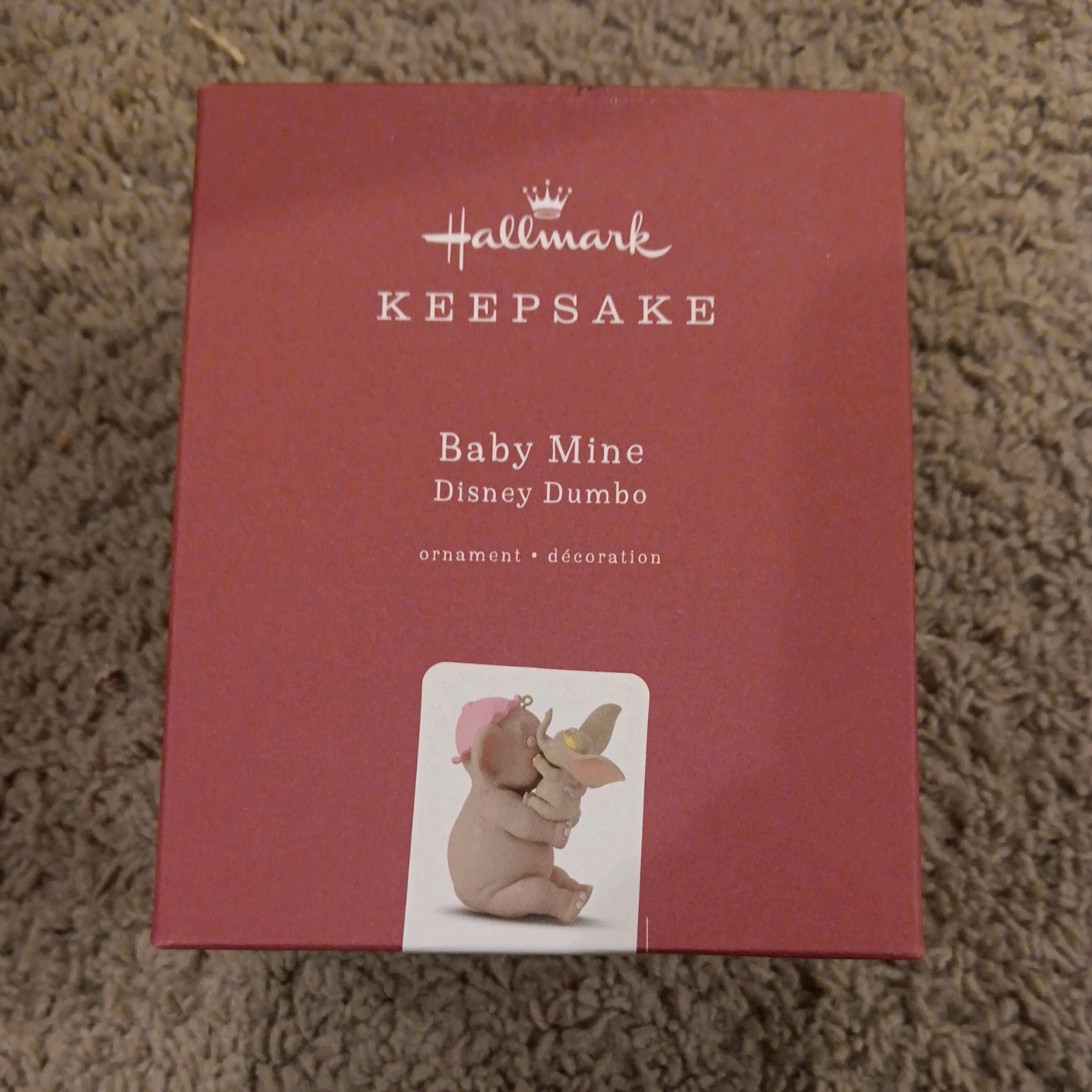 Hallmark Keepsake Ornament Disney Baby Mine DUMBO & MOTHER NIB 2018