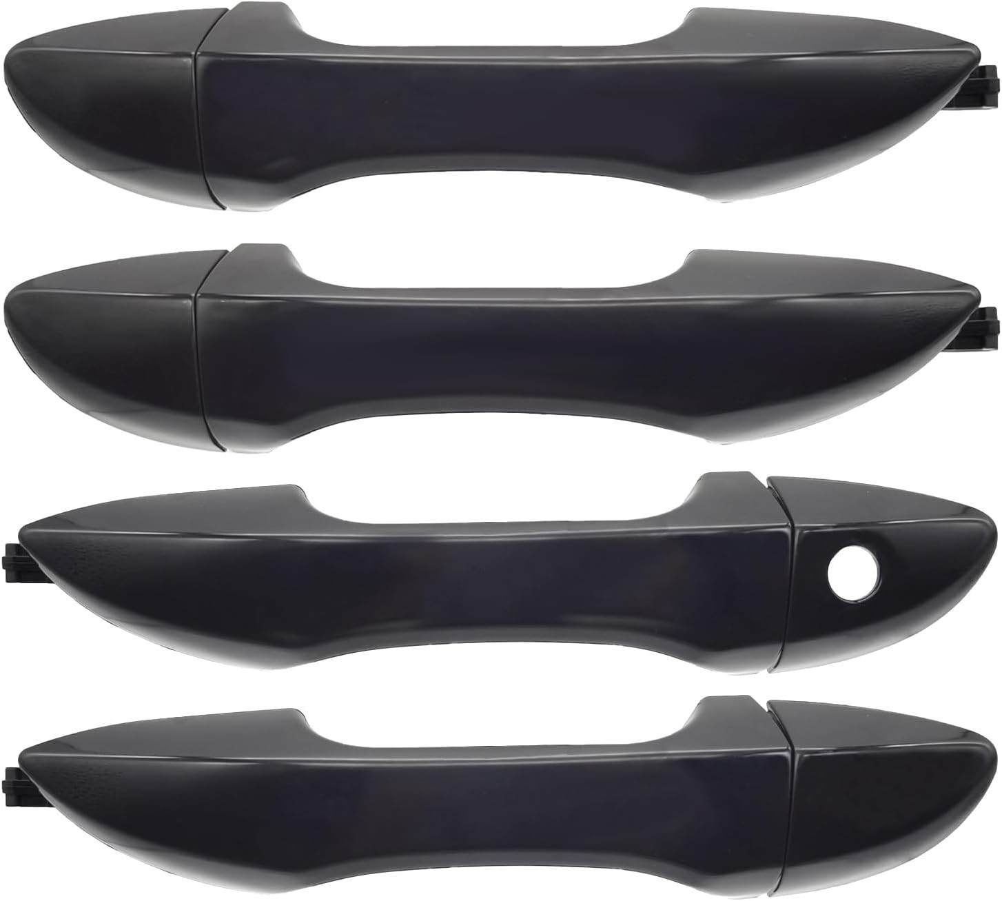 Set of 4 Exterior Door Handles for Toyota Corolla 2014-2019, Front and Rear L...