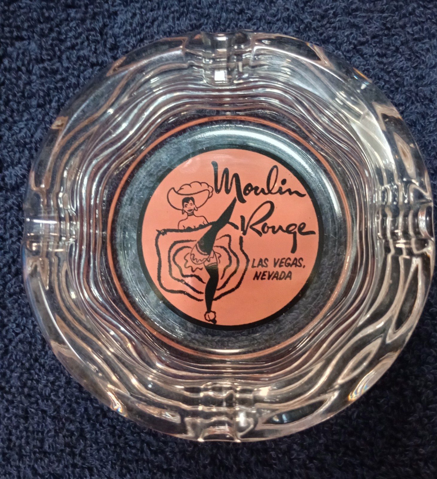 Very Rare 1950\'s Moulin Rouge Ashtray West Side in Las Vegas, NV